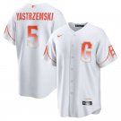 Activewear Baseball Uniform 5 Mike Yastrzemski Jerseys White City Connect Player Shirt
