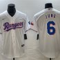 Activewear Baseball Uniform 6 Josh Jung Jerseys White Home Limited Player Game Shirt