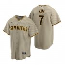 Activewear Baseball Uniform 7 Ha-Seong Kim Jerseys Tan Alternate Player Game Shirt