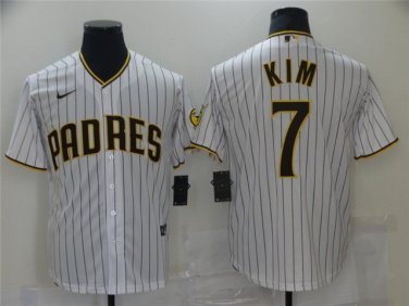 Activewear Baseball Uniform 7 Ha-Seong Kim Jerseys White Home Player Game Shirt