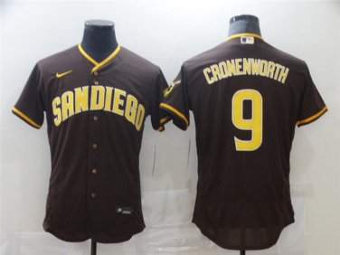 Activewear Baseball Uniform 9 Jake Cronenworth Jerseys Brown Away Player Elite Shirt