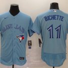 Activewear Baseball Uniform 11 Bo Bichette Jerseys Powder Blue Alternate Elite Shirt