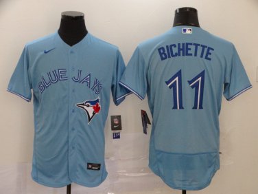 Activewear Baseball Uniform 11 Bo Bichette Jerseys Powder Blue Alternate Elite Shirt