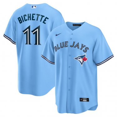Activewear Baseball Uniform 11 Bo Bichette Jerseys Powder Blue Alternate Player Shirt