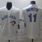 Activewear Baseball Uniform 11 Bo Bichette Jerseys White Home Limited Player Shirt