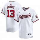 Activewear Baseball Uniform 13 Nick Senzel Jerseys White Home Player Limited Shirt