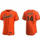 Activewear Baseball Uniform 14 Patrick Bailey Jerseys Orange Alternate Elite Shirt