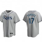 Activewear Baseball Uniform 17 Isaac Paredes Jerseys Gray Away Player Game Shirt