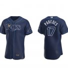 Activewear Baseball Uniform 17 Isaac Paredes Jerseys Navy Alternate Player Elite Shirt