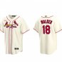 Activewear Baseball Uniform 18 Jordan Walker Jerseys Cream Alternate Player Game Shirt