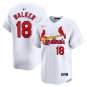 Activewear Baseball Uniform 18 Jordan Walker Jerseys White Home Limited Player Shirt