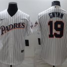Activewear Baseball Uniform 19 Tony Gwynn Jerseys Vintage White Pinstripe Cool Shirt