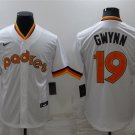 Activewear Baseball Uniform 19 Tony Gwynn Jerseys Vintage White Throwback Shirt