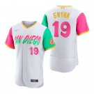 Activewear Baseball Uniform 19 Tony Gwynn Jerseys White 2022 City Connect Elite Shirt