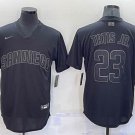 Activewear Baseball Uniform 23 Fernando Tatis Jr. Jerseys Black Fashion Pullover Shirt