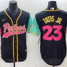 Activewear Baseball Uniform 23 Fernando Tatis Jr. Jerseys Black Pink CoolBase Shirt