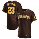 Activewear Baseball Uniform 23 Fernando Tatis Jr. Jerseys Brown Away Elite Shirt