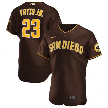 Activewear Baseball Uniform 23 Fernando Tatis Jr. Jerseys Brown Away Elite Shirt