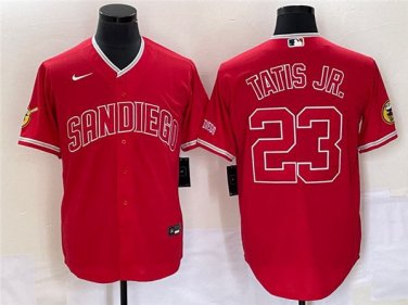 Activewear Baseball Uniform 23 Fernando Tatis Jr. Jerseys Red CoolBase Shirt