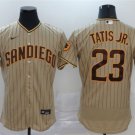 Activewear Baseball Uniform 23 Fernando Tatis Jr. Jerseys Tan Alternate Elite Shirt