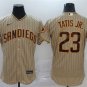 Activewear Baseball Uniform 23 Fernando Tatis Jr. Jerseys Tan Alternate Elite Shirt