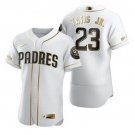 Activewear Baseball Uniform 23 Fernando Tatis Jr. Jerseys White Golden Edition Shirt