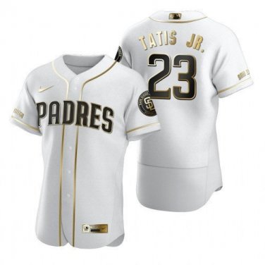 Activewear Baseball Uniform 23 Fernando Tatis Jr. Jerseys White Golden Edition Shirt