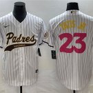 Activewear Baseball Uniform 23 Fernando Tatis Jr. Jerseys White Pink CoolBase Shirt