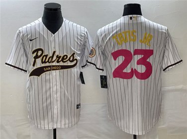 Activewear Baseball Uniform 23 Fernando Tatis Jr. Jerseys White Pink CoolBase Shirt
