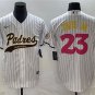 Activewear Baseball Uniform 23 Fernando Tatis Jr. Jerseys White Pink CoolBase Shirt