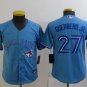 Activewear Baseball Uniform 27 Vladimir Guerrero Jr. Jerseys Blue Alternate Shirt