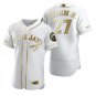 Activewear Baseball Uniform 27 Vladimir Guerrero Jr. Jerseys White Golded Elite Shirt
