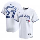 Activewear Baseball Uniform 27 Vladimir Guerrero Jr. Jerseys White Home Limited Shirt