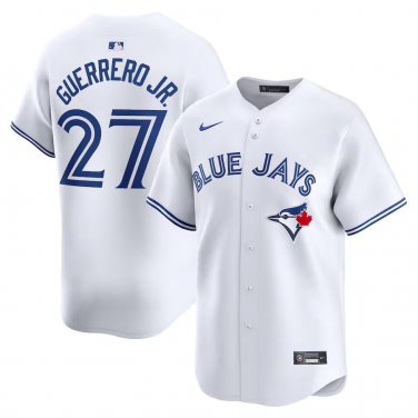 Activewear Baseball Uniform 27 Vladimir Guerrero Jr. Jerseys White Home Limited Shirt