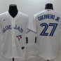 Activewear Baseball Uniform 27 Vladimir Guerrero Jr. Jerseys White Home Limited Shirt