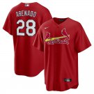 Activewear Baseball Uniform 28 Nolan Arenado Jerseys Red Alternate Player Shirt