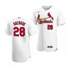 Activewear Baseball Uniform 28 Nolan Arenado Jerseys White Home Player Elite Shirt