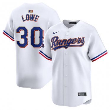 Activewear Baseball Uniform 30 Nathaniel Lowe Jerseys White 2024 Gold Collection Shirt
