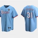 Activewear Baseball Uniform 31 Max Scherzer Jerseys Blue 2023 World Series Game Shirt