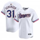 Activewear Baseball Uniform 31 Max Scherzer Jerseys White 2024 Gold Collection Shirt