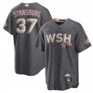 Activewear Baseball Uniform 37 Stephen Strasburg Jerseys Gray City Connect Shirt