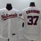 Activewear Baseball Uniform 37 Stephen Strasburg Jerseys White Elite Retired Shirt