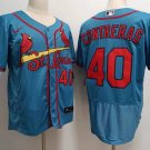 Activewear Baseball Uniform 40 Willson Contreras Jerseys Blue Alternate Elite Shirt