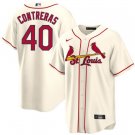Activewear Baseball Uniform 40 Willson Contreras Jerseys Cream Alternate Player Shirt