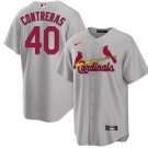 Activewear Baseball Uniform 40 Willson Contreras Jerseys Gray Away Player Game Shirt