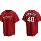 Activewear Baseball Uniform 40 Willson Contreras Jerseys Red Alternate Player Shirt