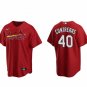 Activewear Baseball Uniform 40 Willson Contreras Jerseys Red Alternate Player Shirt