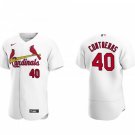 Activewear Baseball Uniform 40 Willson Contreras Jerseys White Home Player Elite Shirt