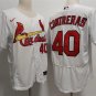 Activewear Baseball Uniform 40 Willson Contreras Jerseys White Home Player Elite Shirt