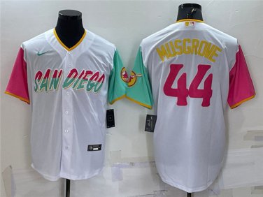 Activewear Baseball Uniform 44 Joe Musgrove Jerseys White 2022 City Connect Shirt